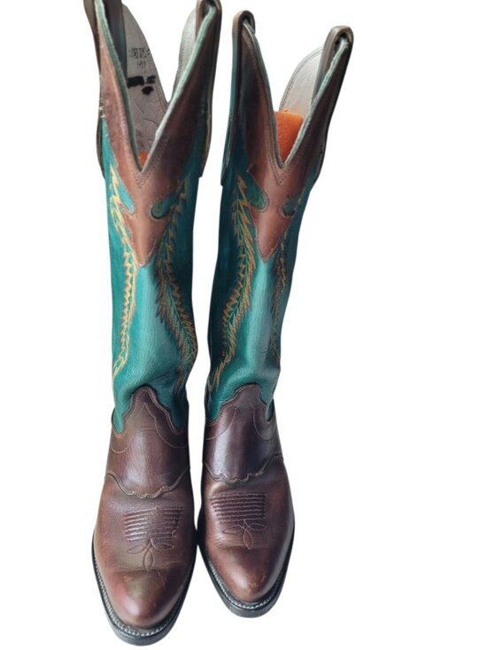 OLATHE Men\'s 7C Western Cowboy Ranch Wear Buckaroo Boots 17\